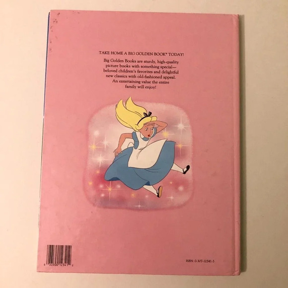 Vintage 1991 Walt Disneys Alice in Wonderland Big Golden Book - Picture 2 of 13